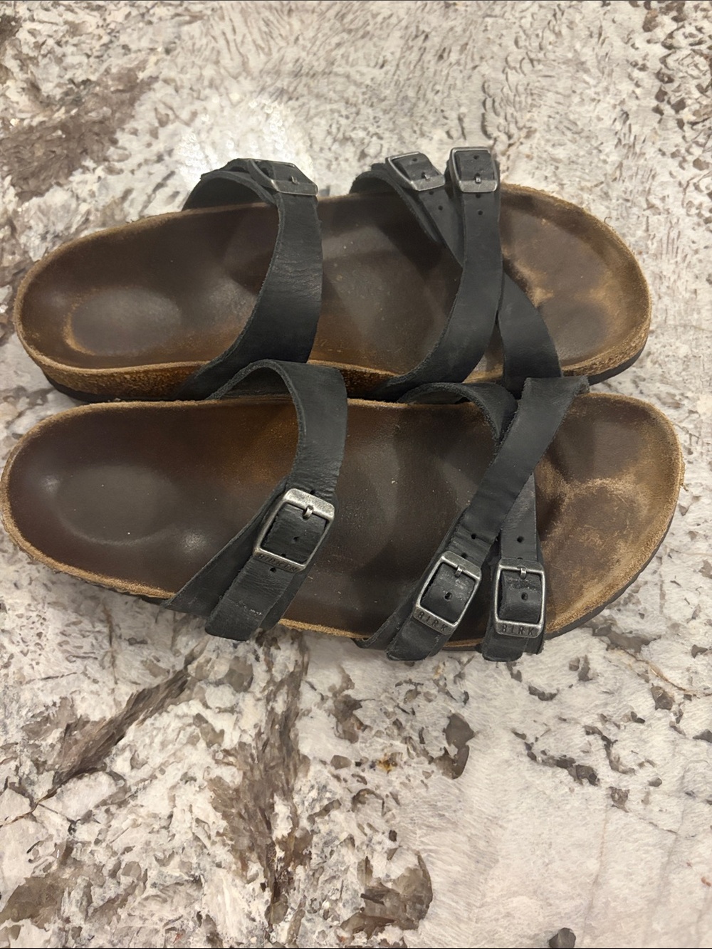 Birkenstock Triple-Strap Sandals with Buckles size 39 / US 8-8.5